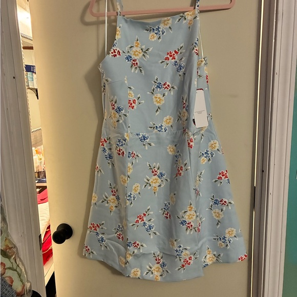 NWT French Connection Ladies Spaghetti Strap Party Dress ( Light Blue) - Picture 5 of 9